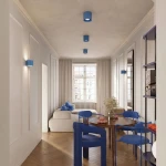 Aura lampa sufitowa GU10 błękitna SL.2428