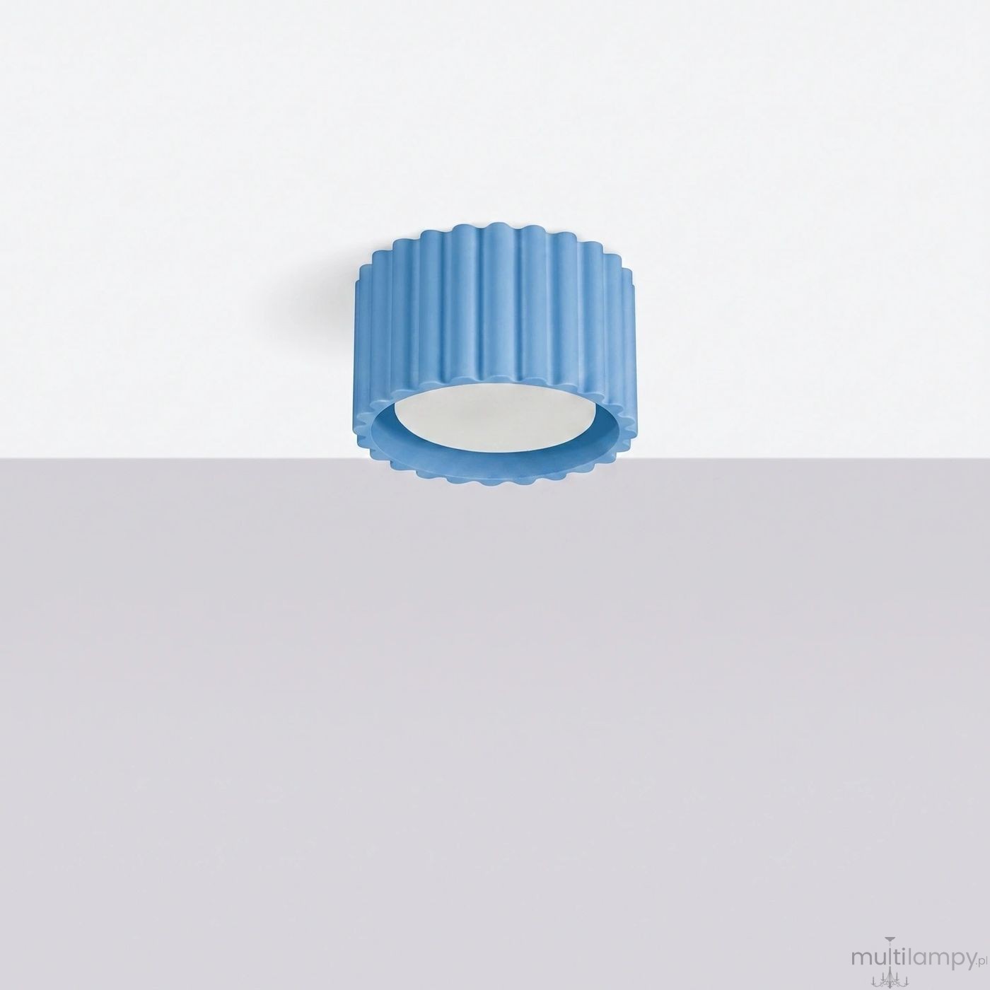 Aura lampa sufitowa GX53 błękitna SL.2431