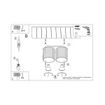 Aura lampa sufitowa 2xGU10 błękitna SL.2429