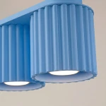 Aura lampa sufitowa 2xGU10 błękitna SL.2429