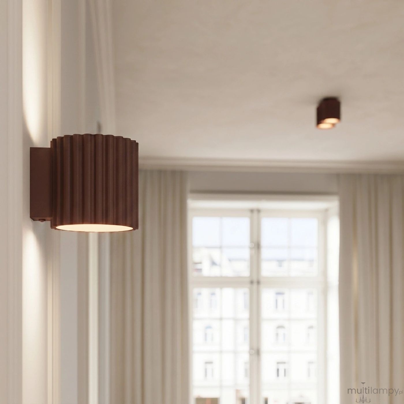 Aura kinkiet G9 brązowy SL.2425