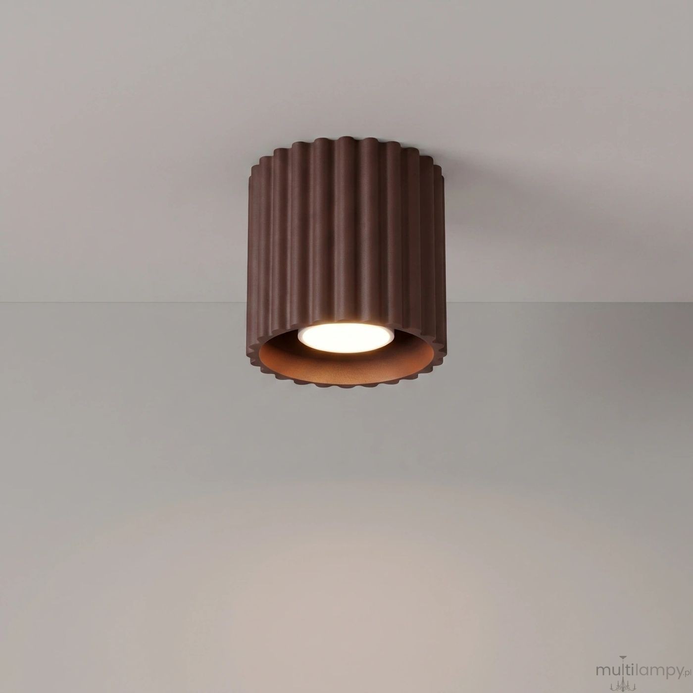 Aura lampa sufitowa GU10 brązowa SL.2423