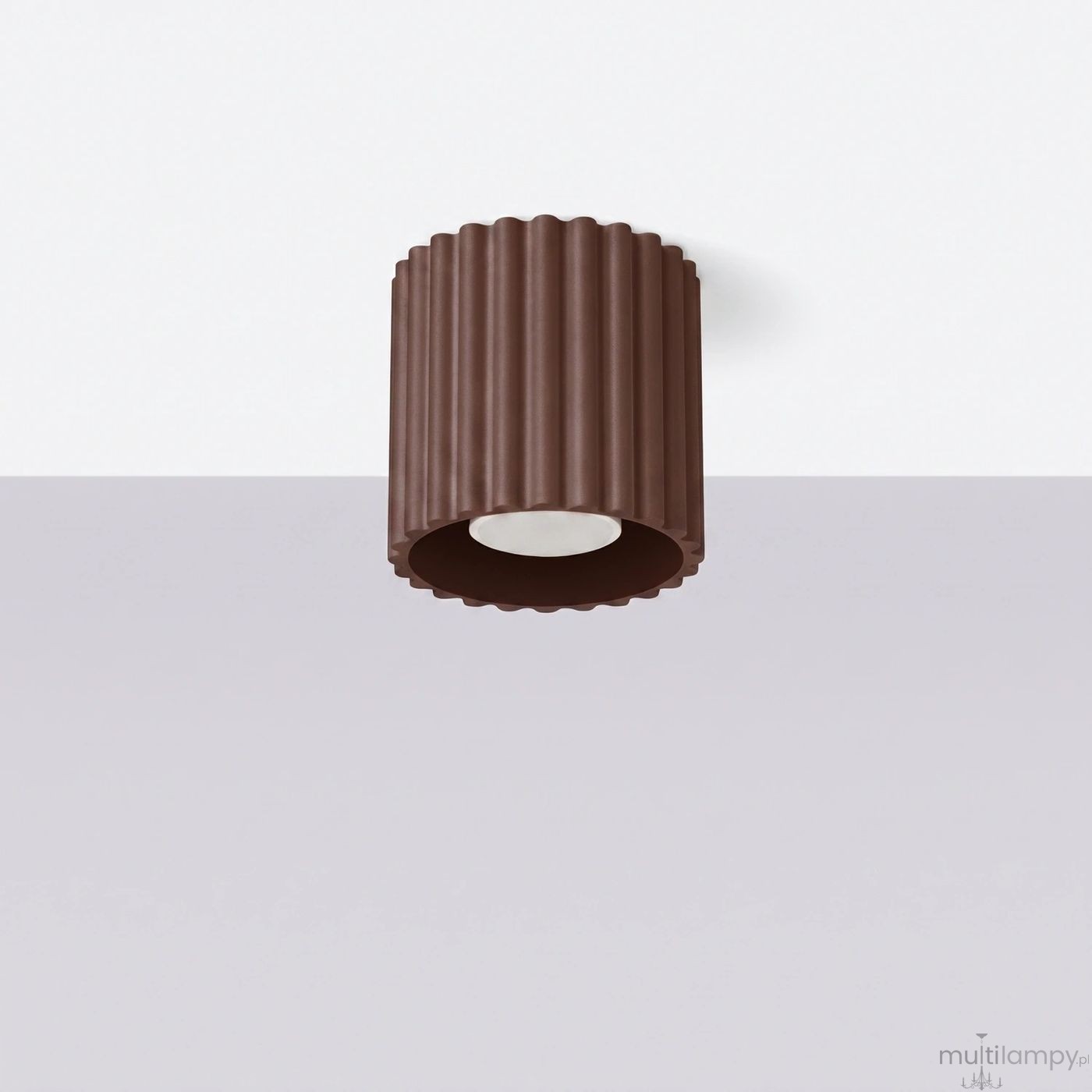 Aura lampa sufitowa GU10 brązowa SL.2423
