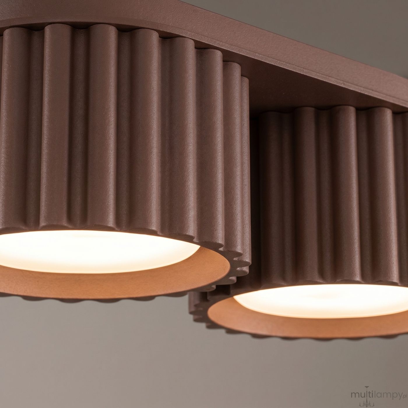 Aura lampa sufitowa 2xGX53 brązowa SL.2427