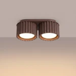 Aura lampa sufitowa 2xGX53 brązowa SL.2427
