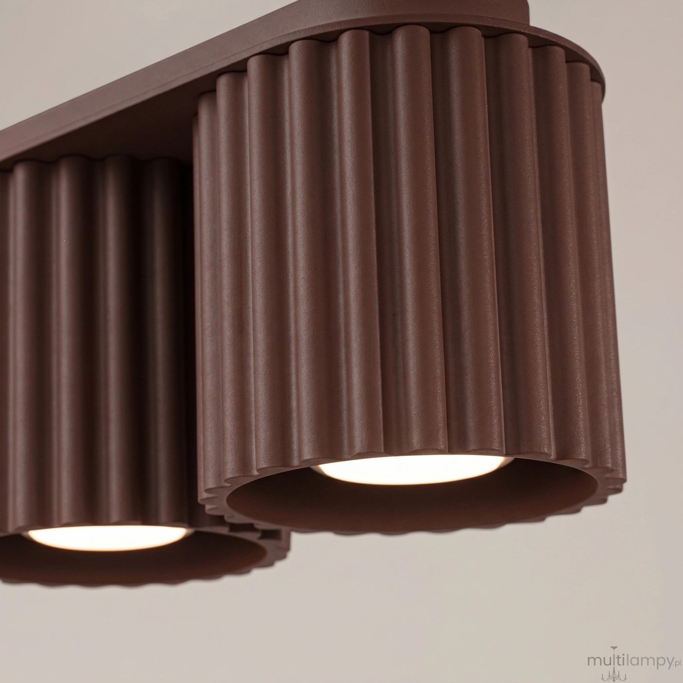 Aura lampa sufitowa 2xGU10 brązowa SL.2424