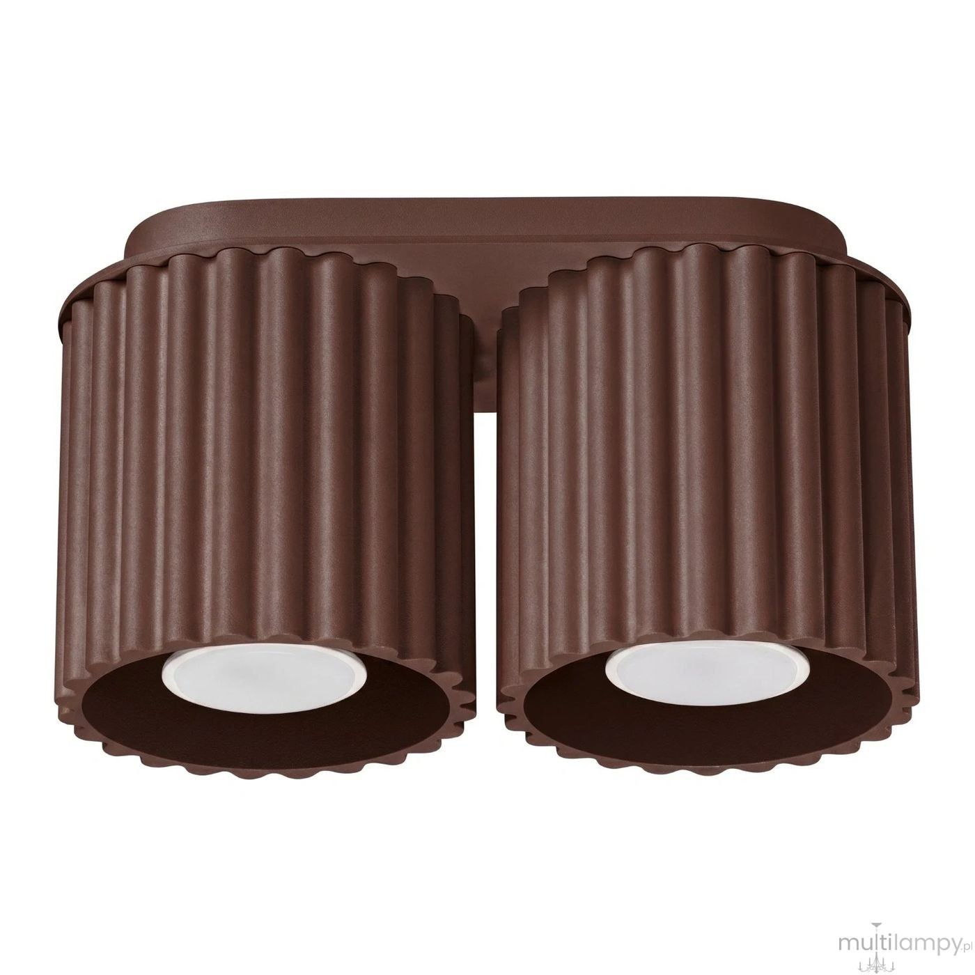 Aura lampa sufitowa 2xGU10 brązowa SL.2424