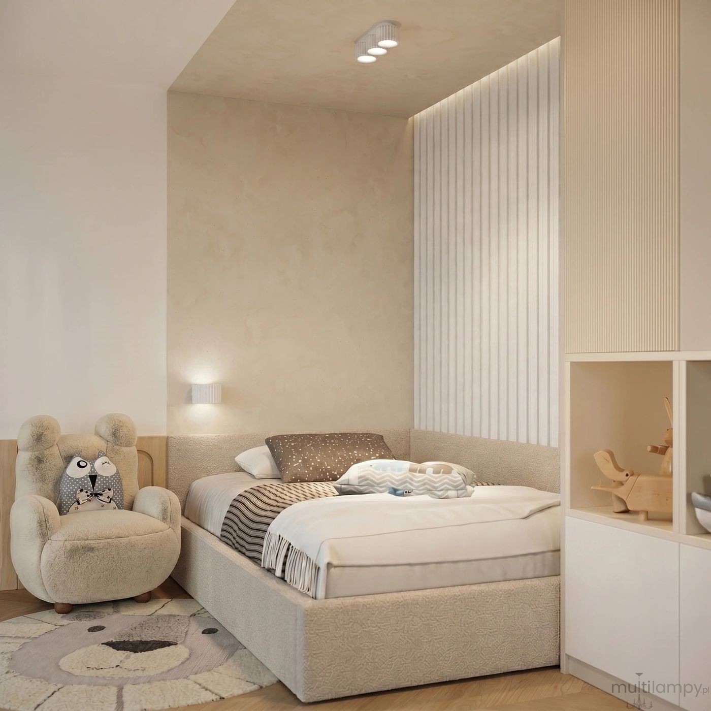 Aura kinkiet GX53 biały SL.2612