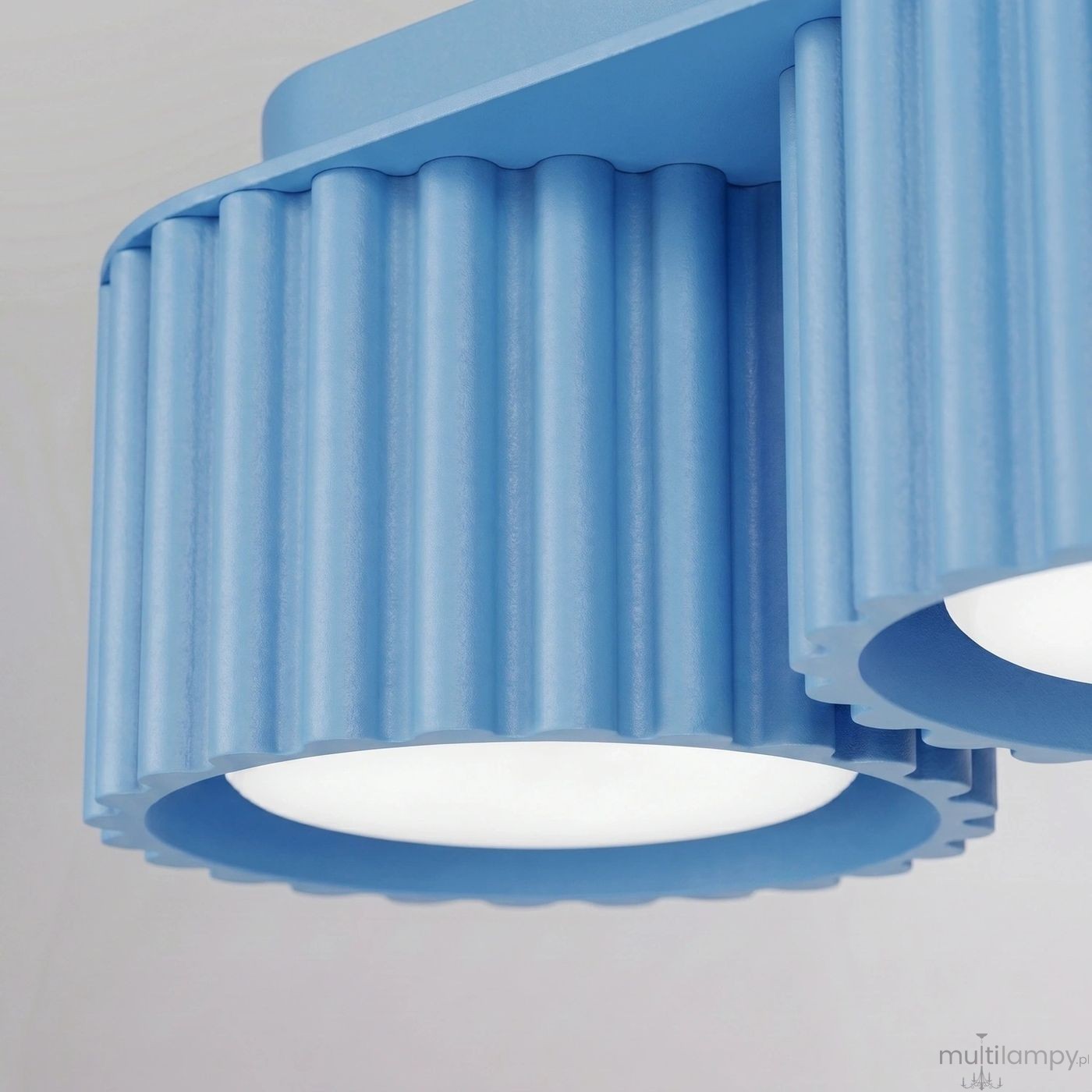 Aura lampa sufitowa 3xGX53 błękitna SL.2643