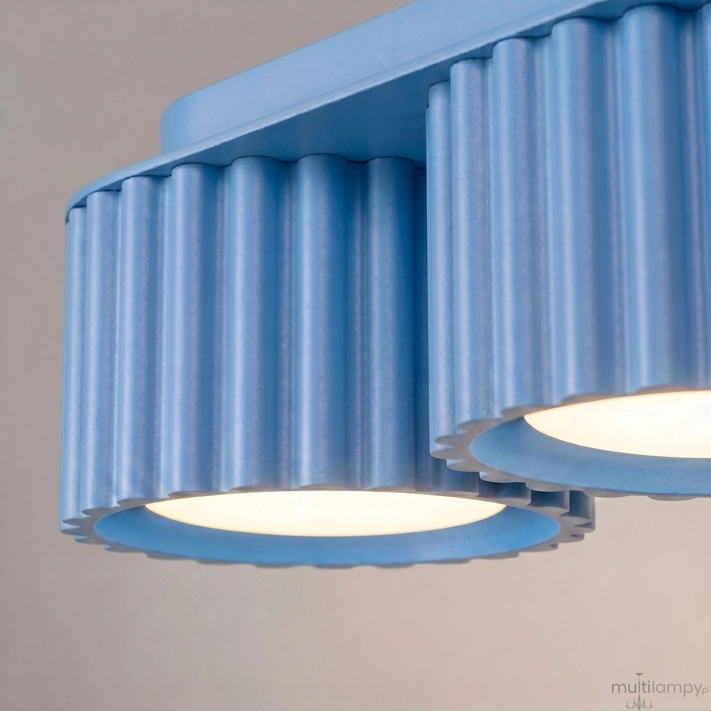 Aura lampa sufitowa 3xGX53 błękitna SL.2643