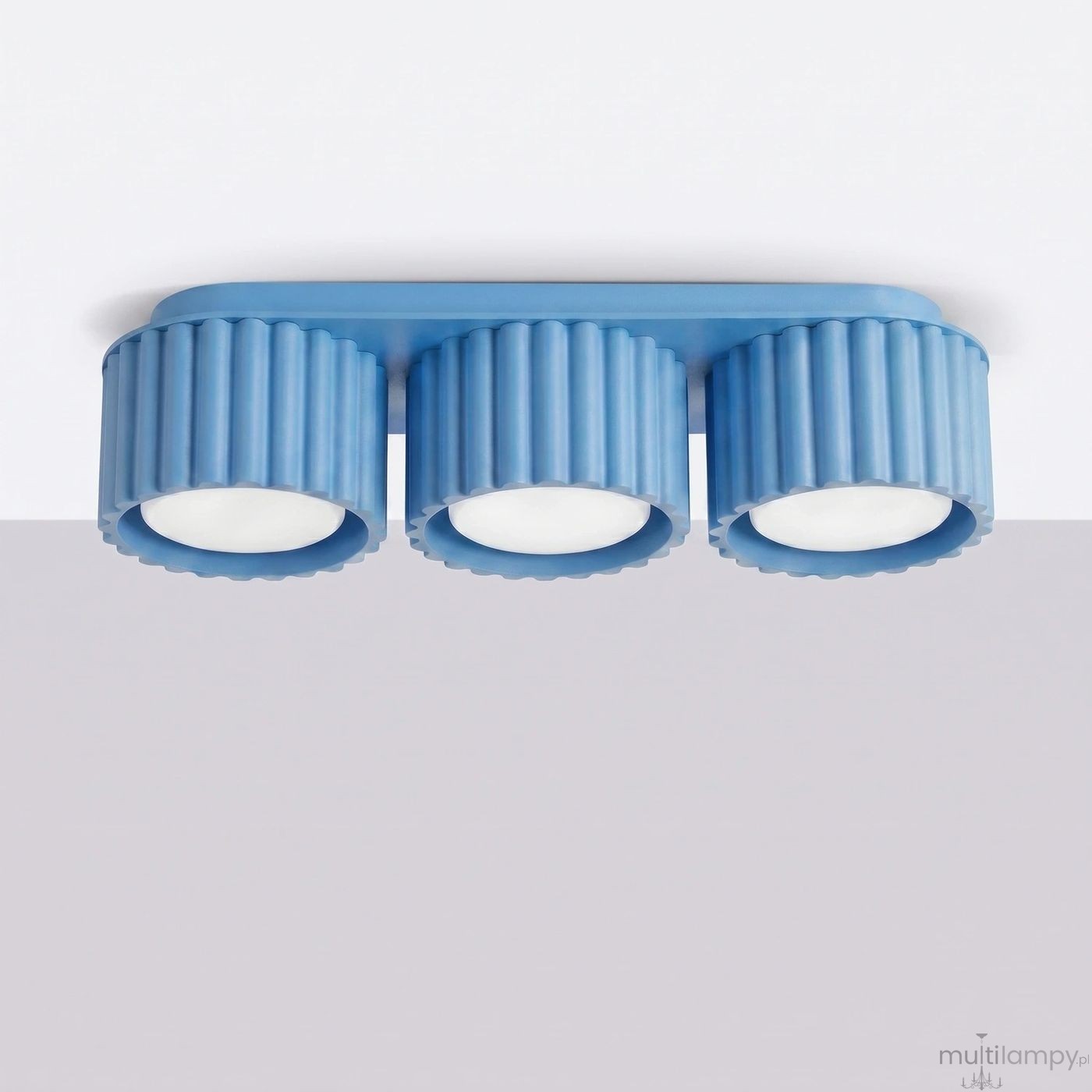 Aura lampa sufitowa 3xGX53 błękitna SL.2643