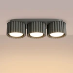 Aura lampa sufitowa 3xGX53 czarna SL.2629