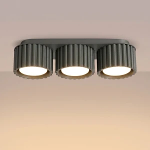 Aura lampa sufitowa 3xGX53 czarna SL.2629