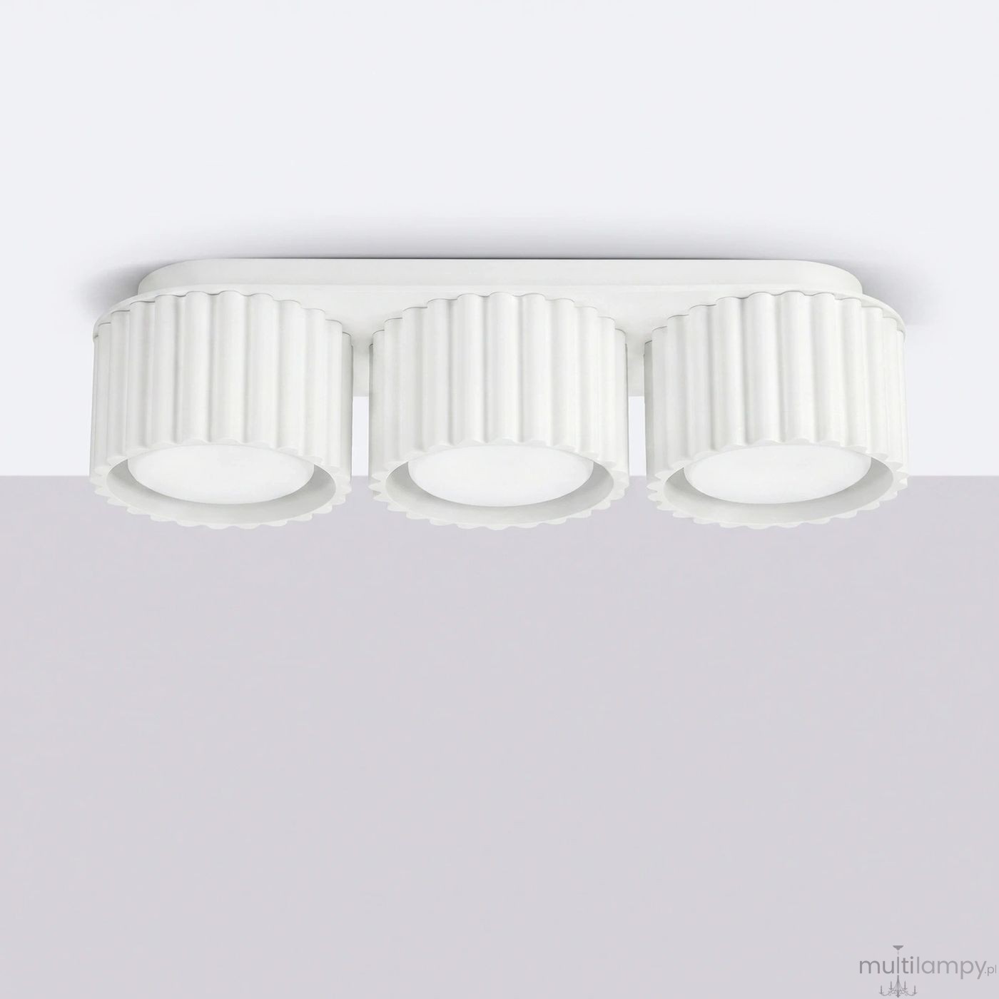 Aura lampa sufitowa 3xGX53 biała SL.2628