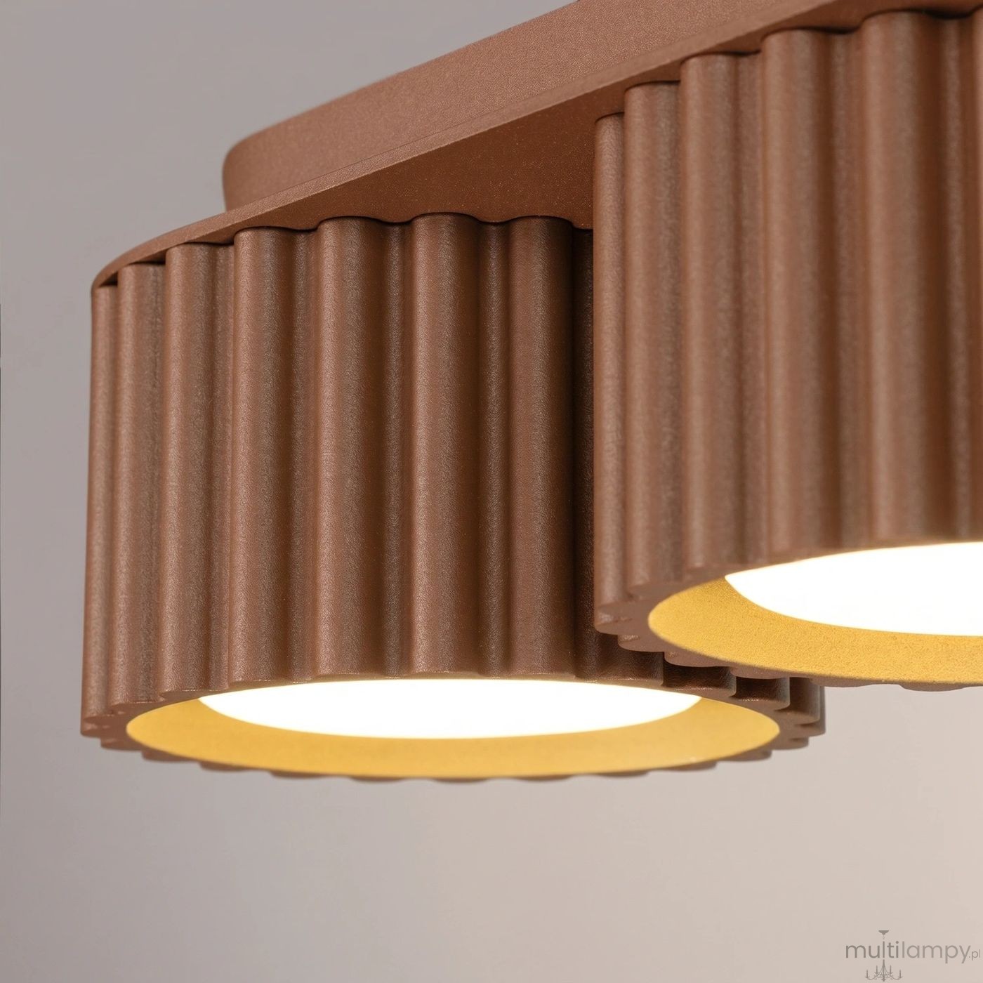 Aura lampa sufitowa 3xGX53 mocca SL.2633