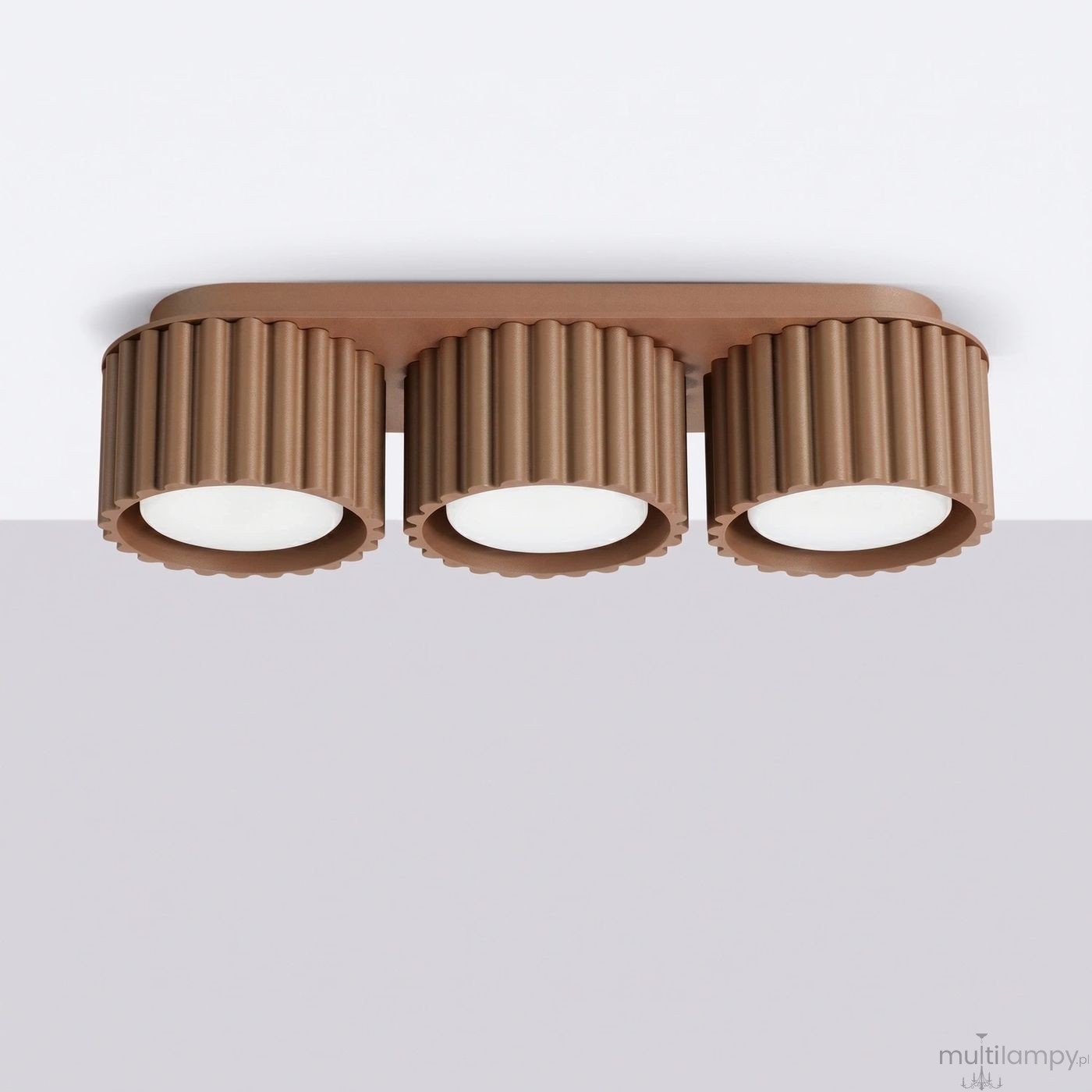 Aura lampa sufitowa 3xGX53 mocca SL.2633