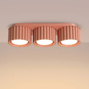 Aura lampa sufitowa 3xGX53 brzoskwiniowa SL.2637
