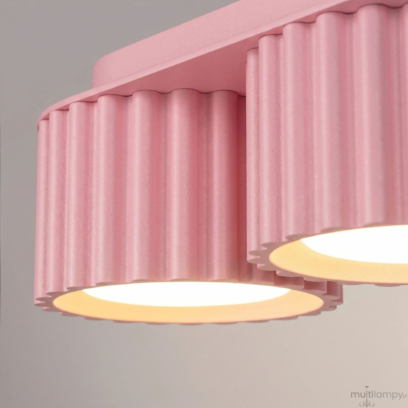 Aura lampa sufitowa 3xGX53 różowa SL.2638