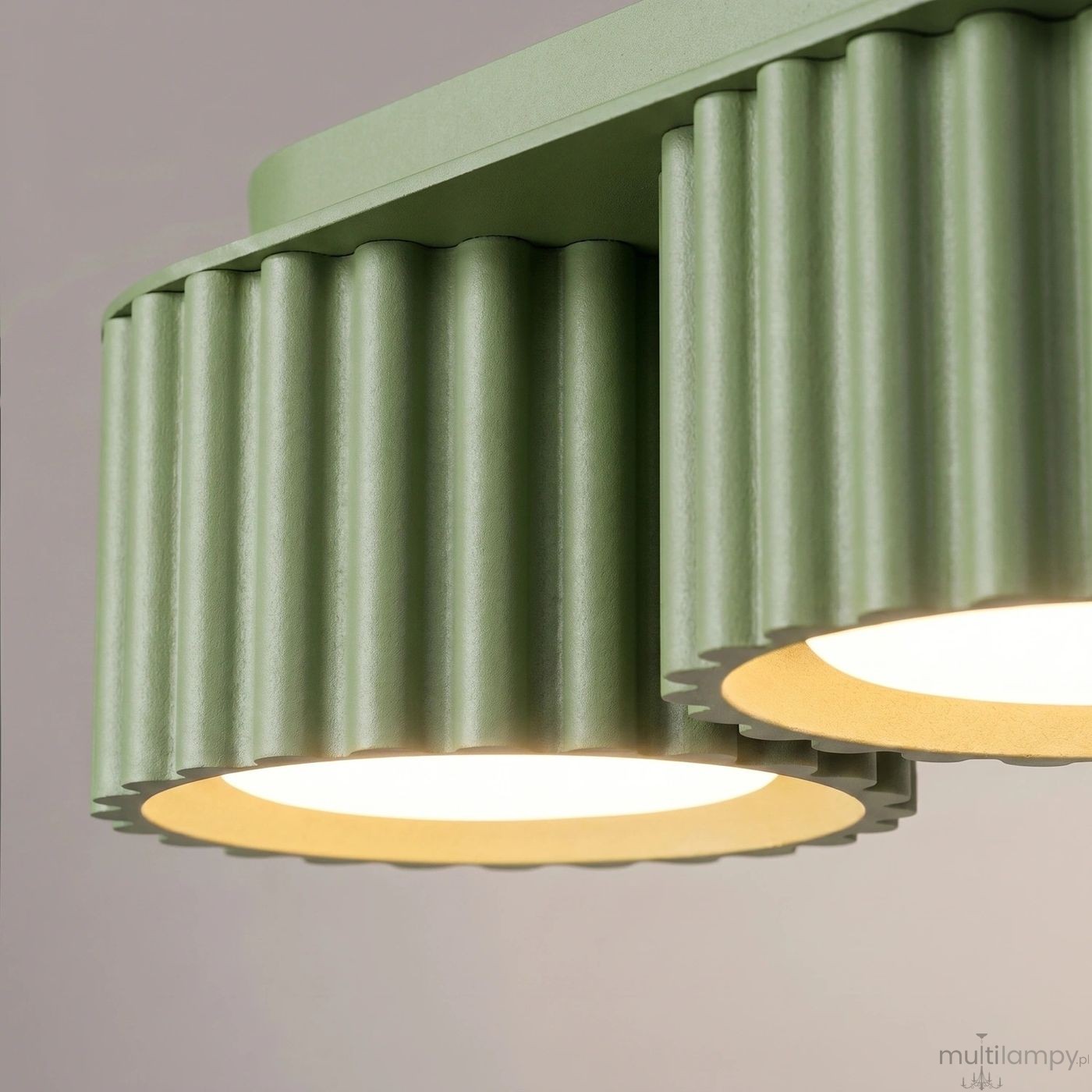 Aura lampa sufitowa 3xGX53 szałwia SL.2639