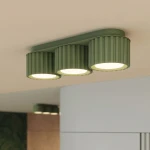 Aura lampa sufitowa 3xGX53 szałwia SL.2639