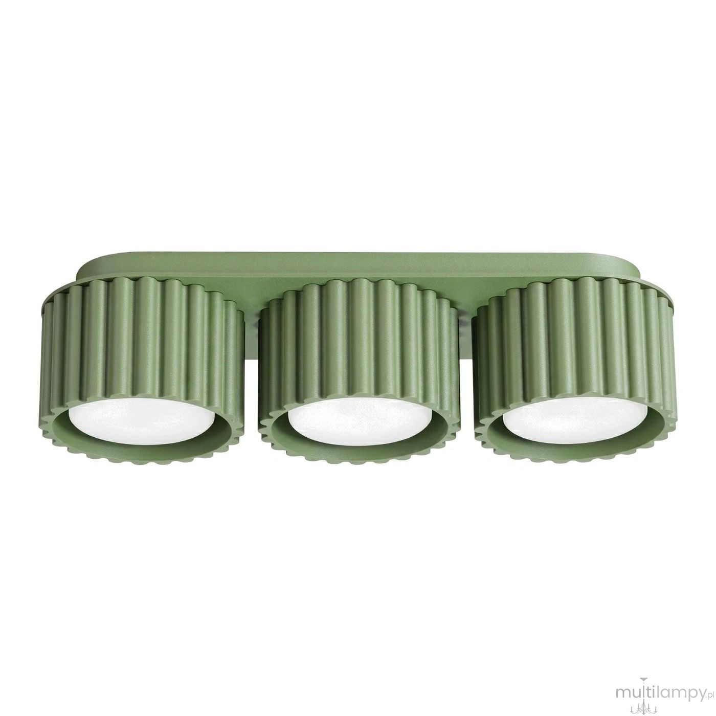 Aura lampa sufitowa 3xGX53 szałwia SL.2639
