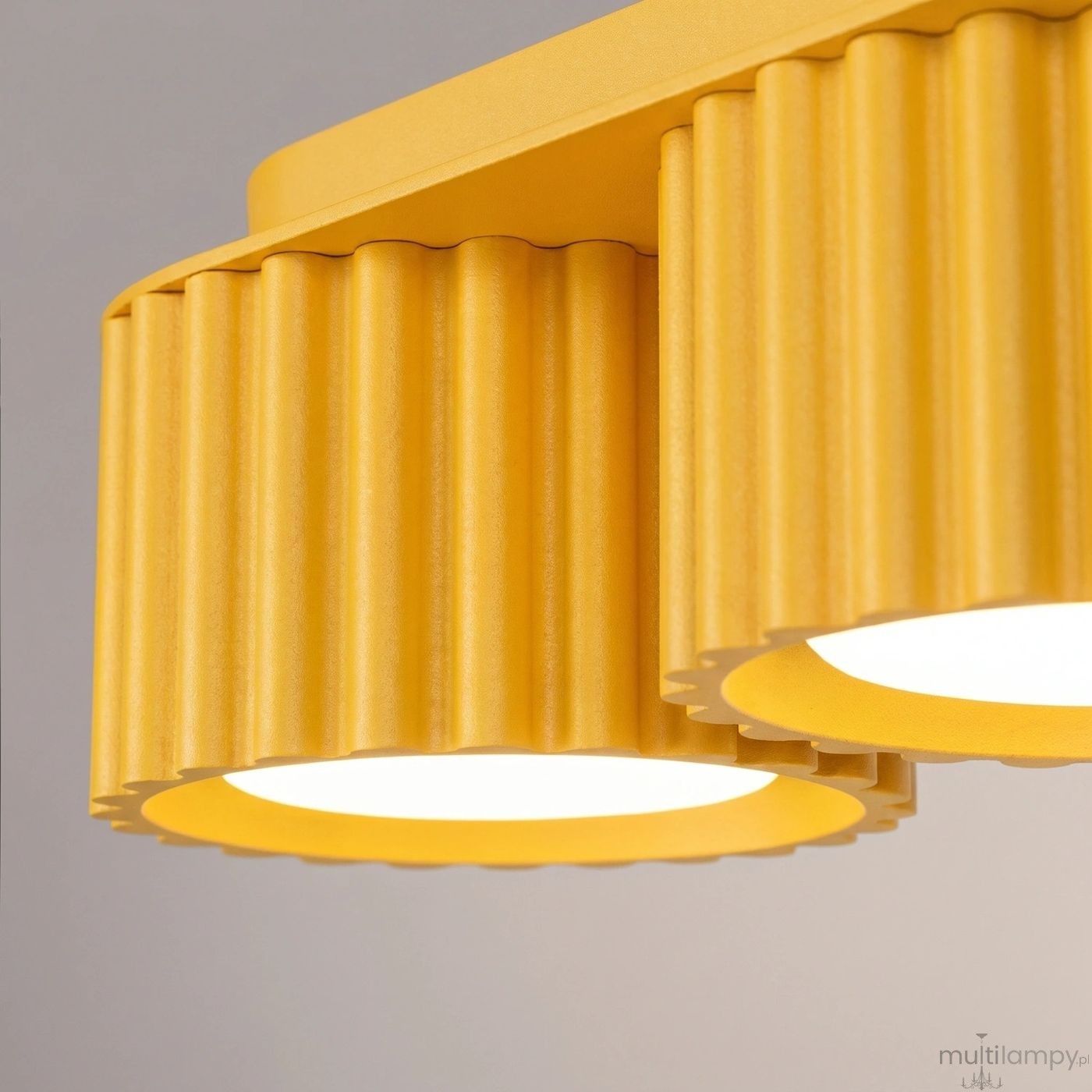 Aura lampa sufitowa 3xGX53 żółta SL.2640