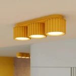 Aura lampa sufitowa 3xGX53 żółta SL.2640