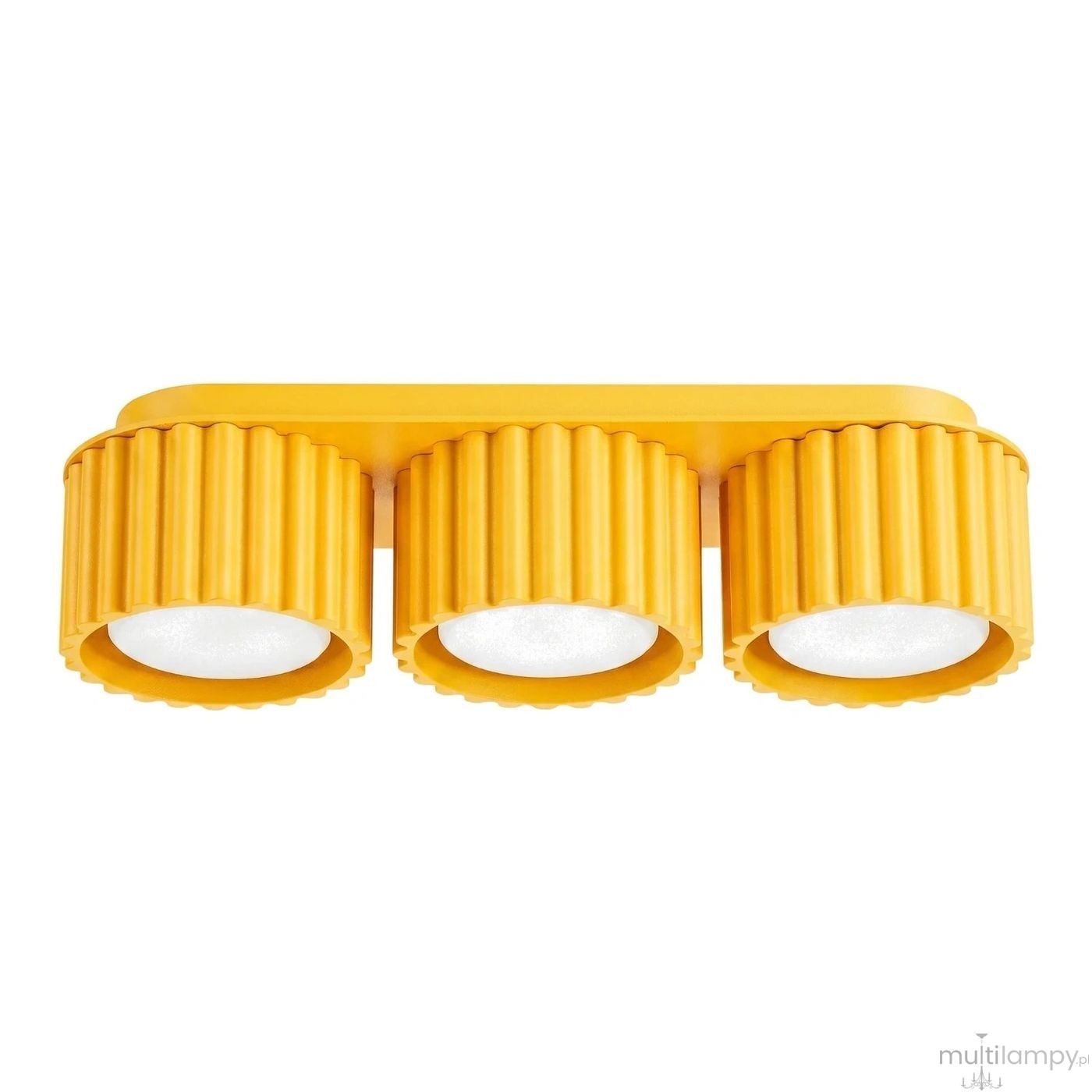 Aura lampa sufitowa 3xGX53 żółta SL.2640