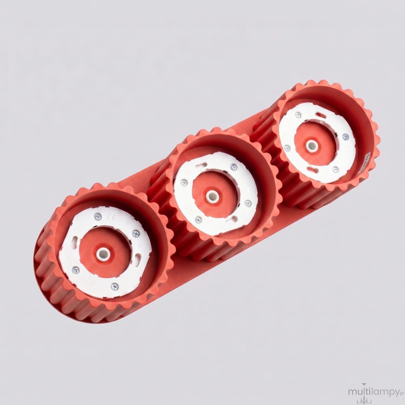 Aura lampa sufitowa 3xGX53 czerwona SL.2641