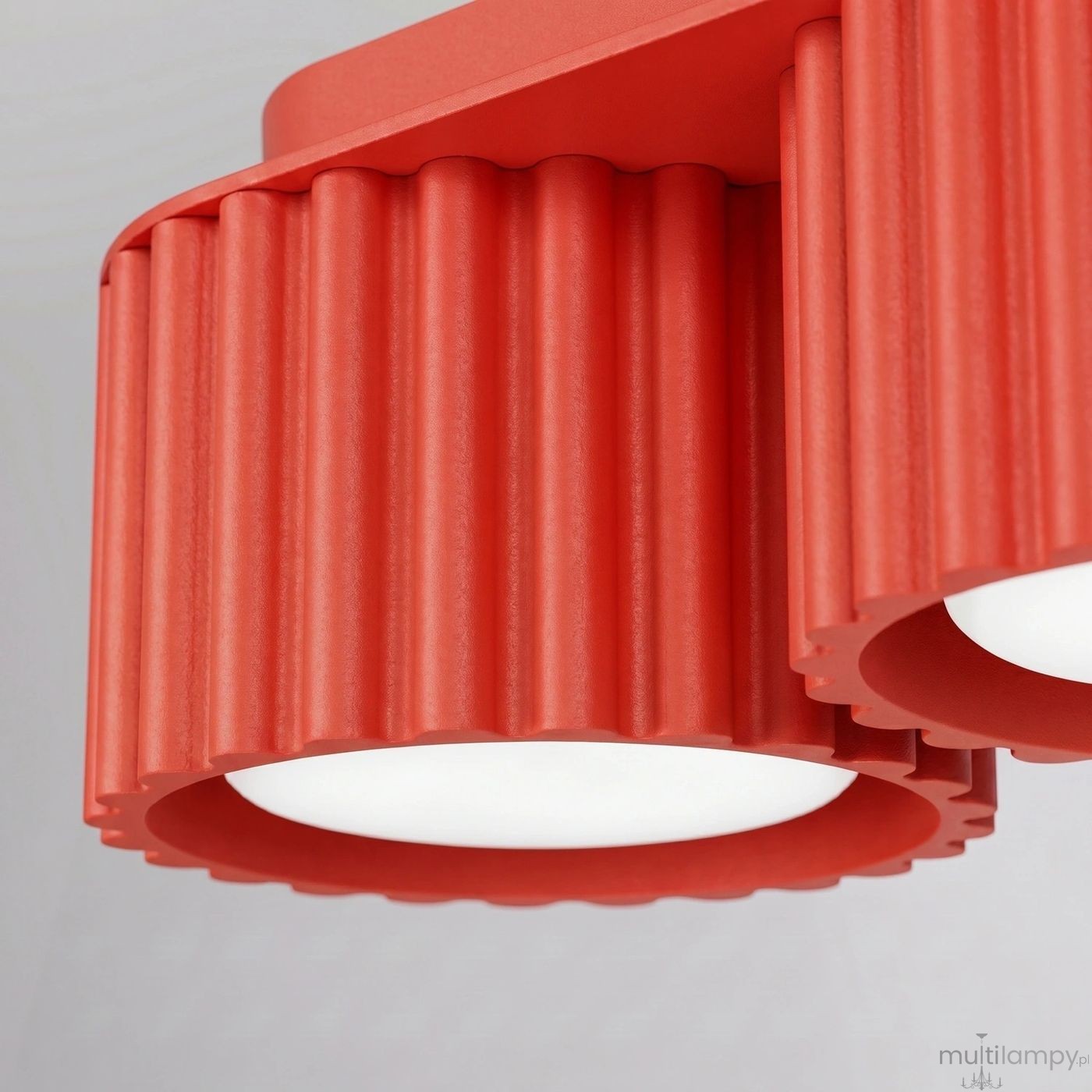 Aura lampa sufitowa 3xGX53 czerwona SL.2641