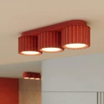 Aura lampa sufitowa 3xGX53 czerwona SL.2641