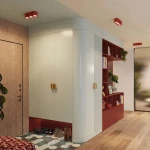 Aura lampa sufitowa 3xGX53 czerwona SL.2641