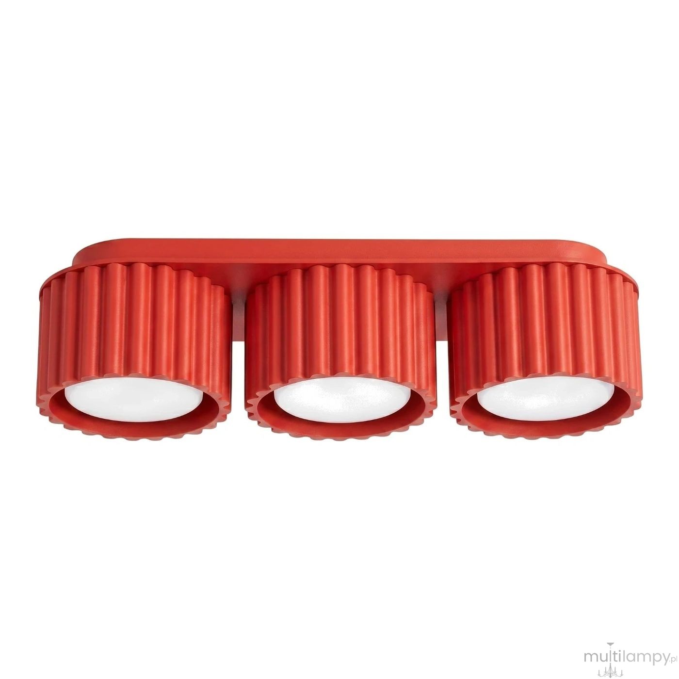 Aura lampa sufitowa 3xGX53 czerwona SL.2641
