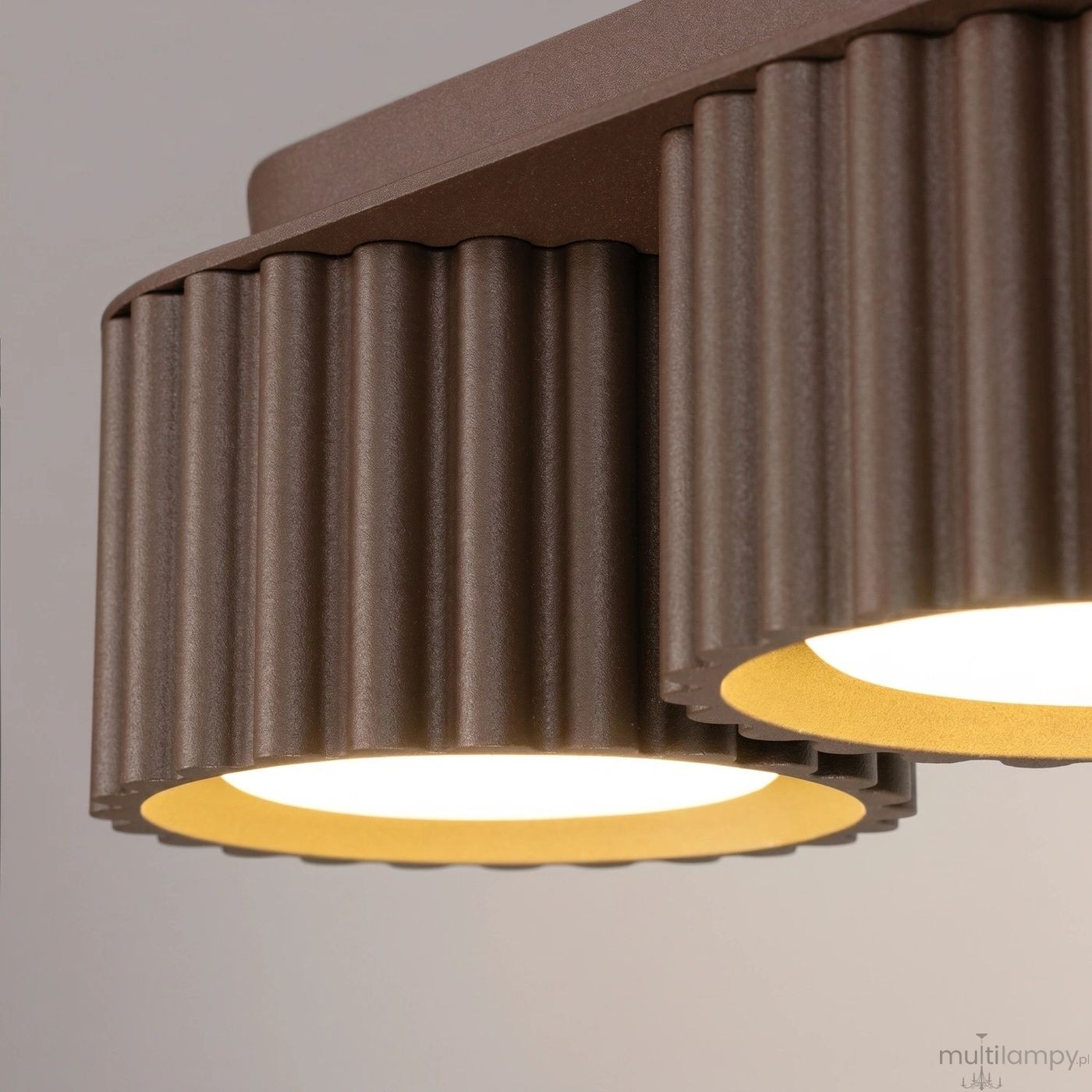 Aura lampa sufitowa 3xGX53 brązowa SL.2642
