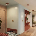 Aura lampa sufitowa 3xGX53 ochra czerwona SL.2632