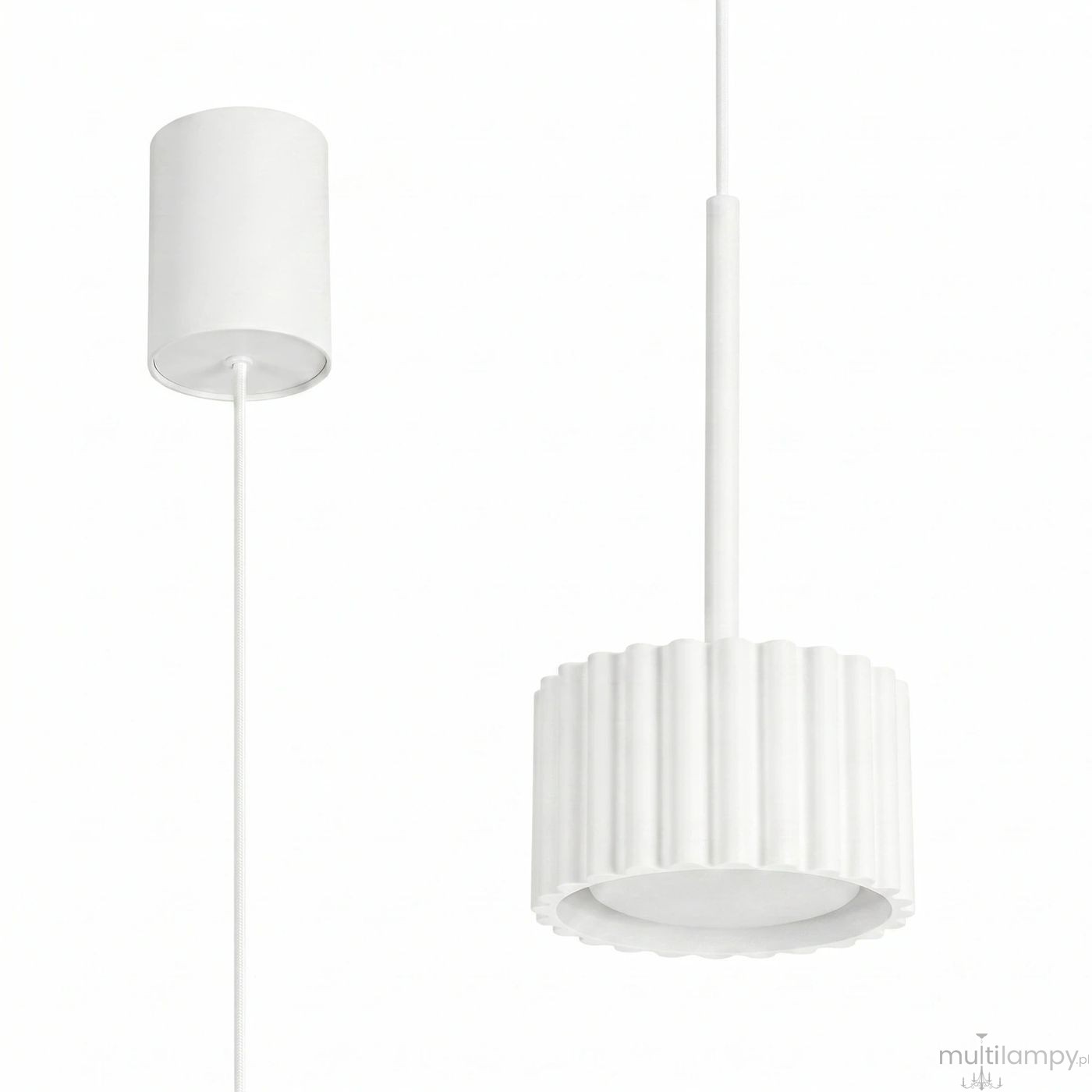 Aura 1 lampa wisząca GX53 biała SL.2676