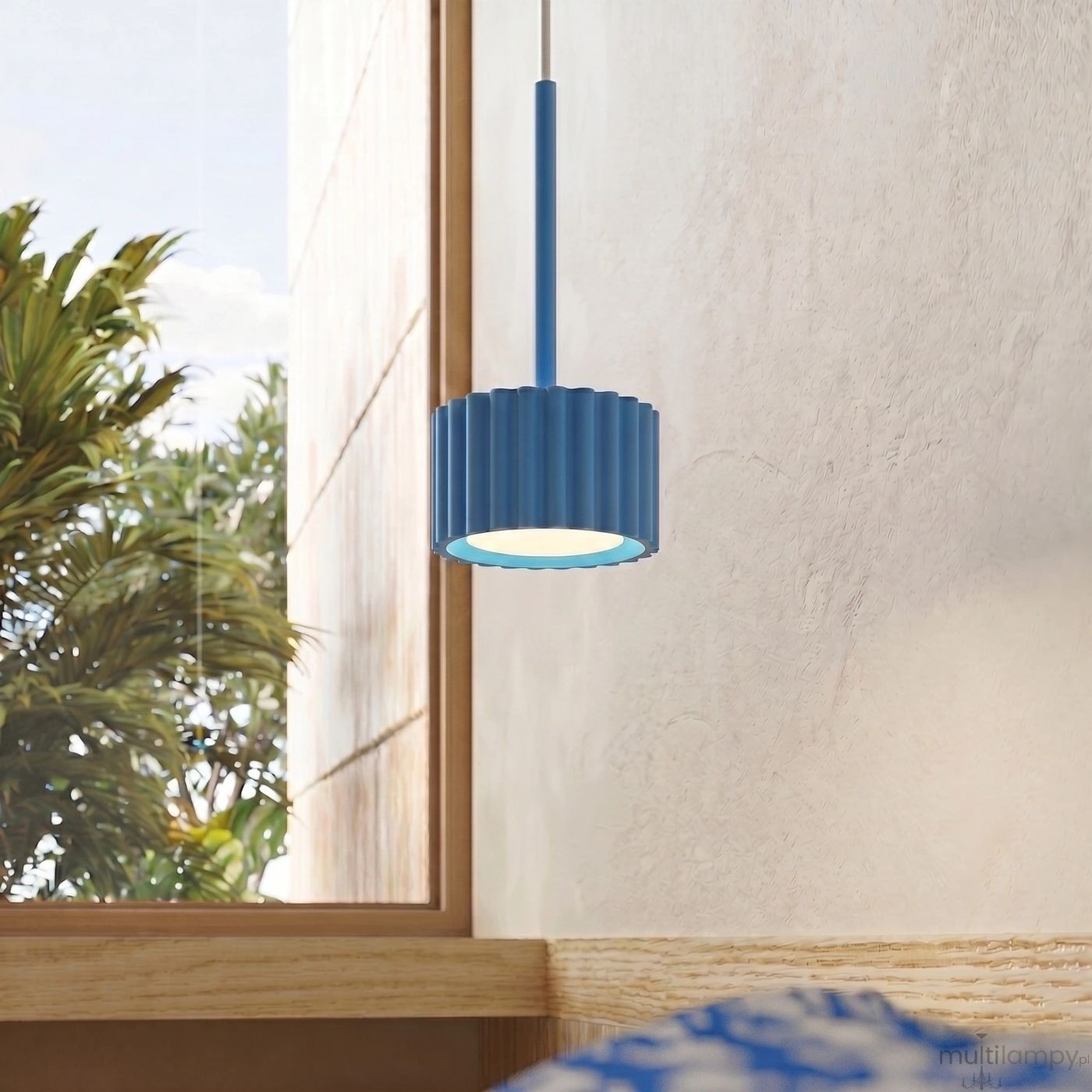 Aura 1 lampa wisząca GX53 błękitna SL.2691