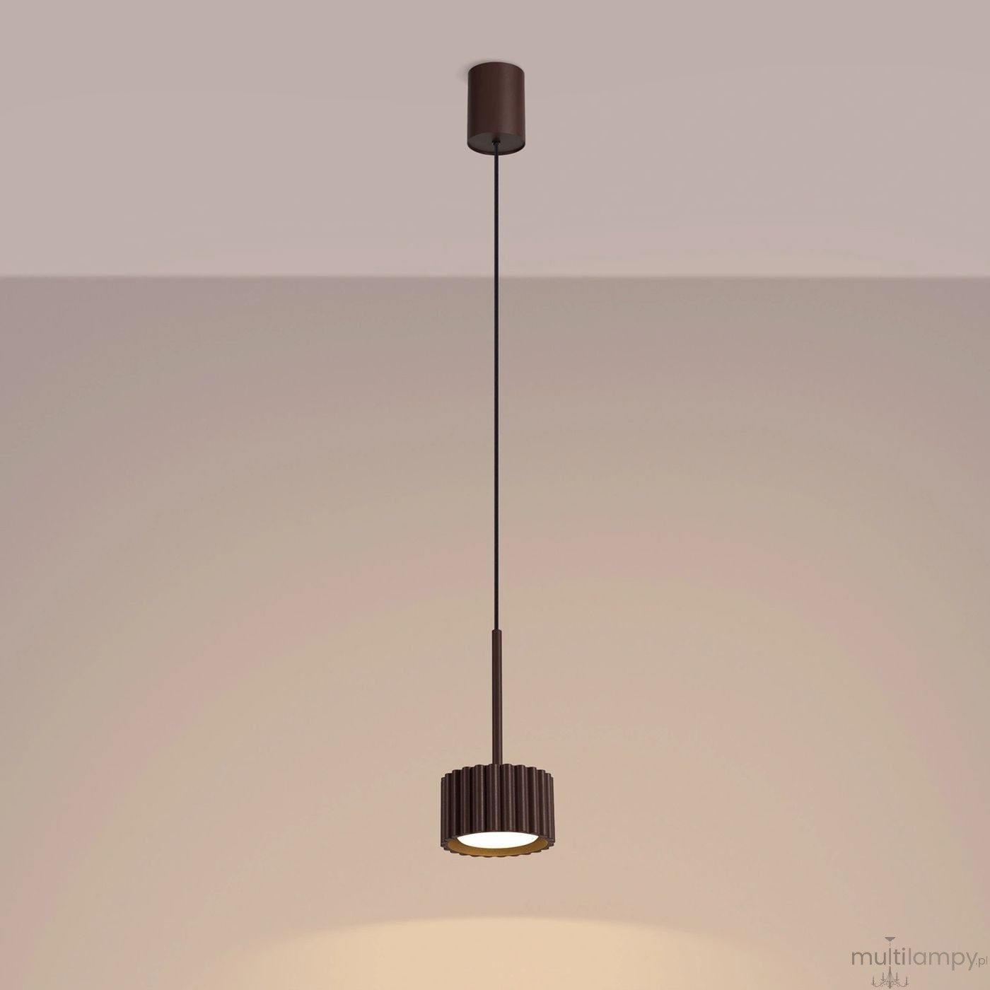 Aura 1 lampa wisząca GX53 brązowa SL.2690