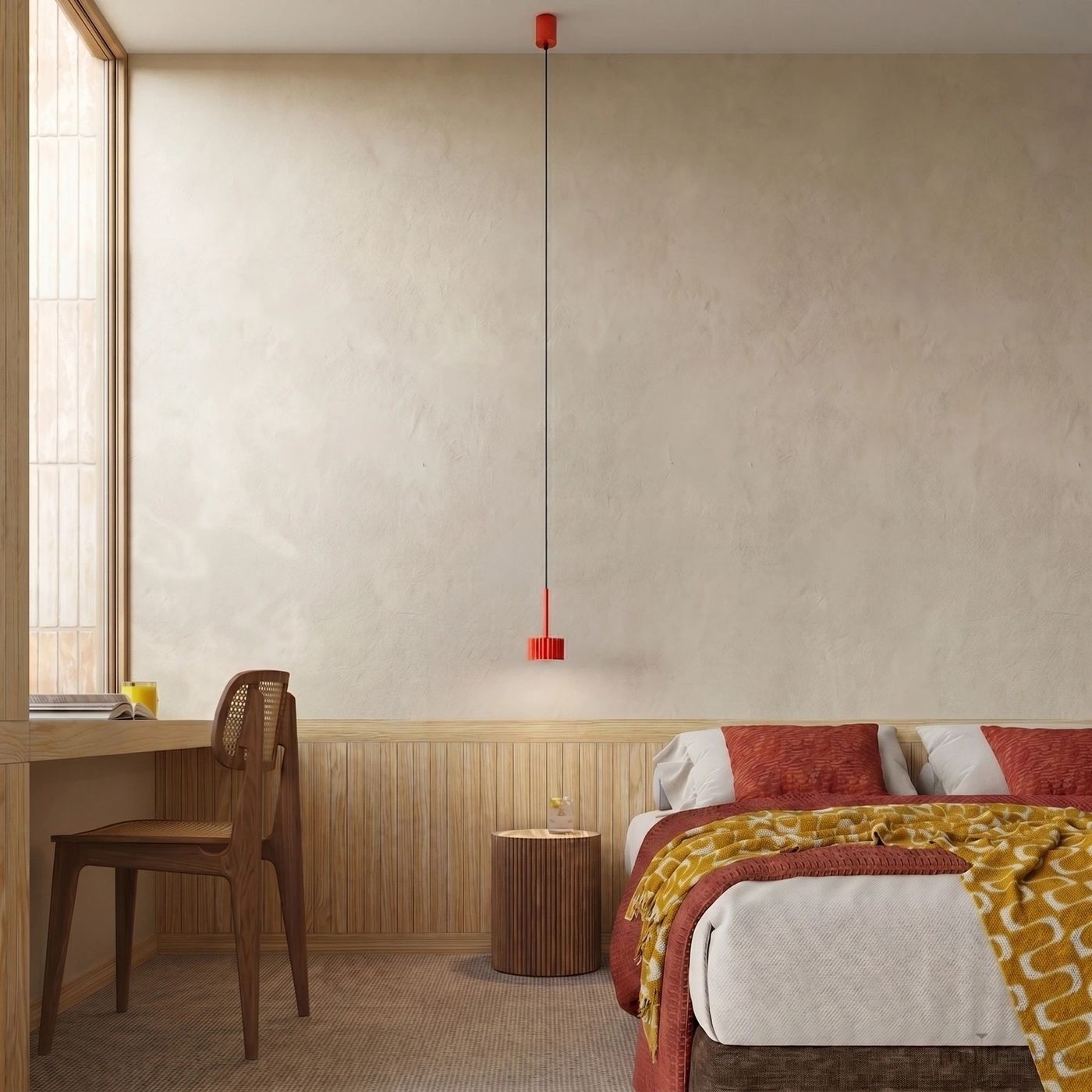 Aura 1 lampa wisząca GX53 czerwona SL.2689