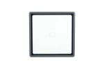 Beni D20x20 plafon elewacyjny ścienny z czujnikiem ruchu LED 18W CCT ciemny popiel