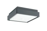 Beni D20x20 plafon elewacyjny ścienny z czujnikiem ruchu LED 18W CCT ciemny popiel