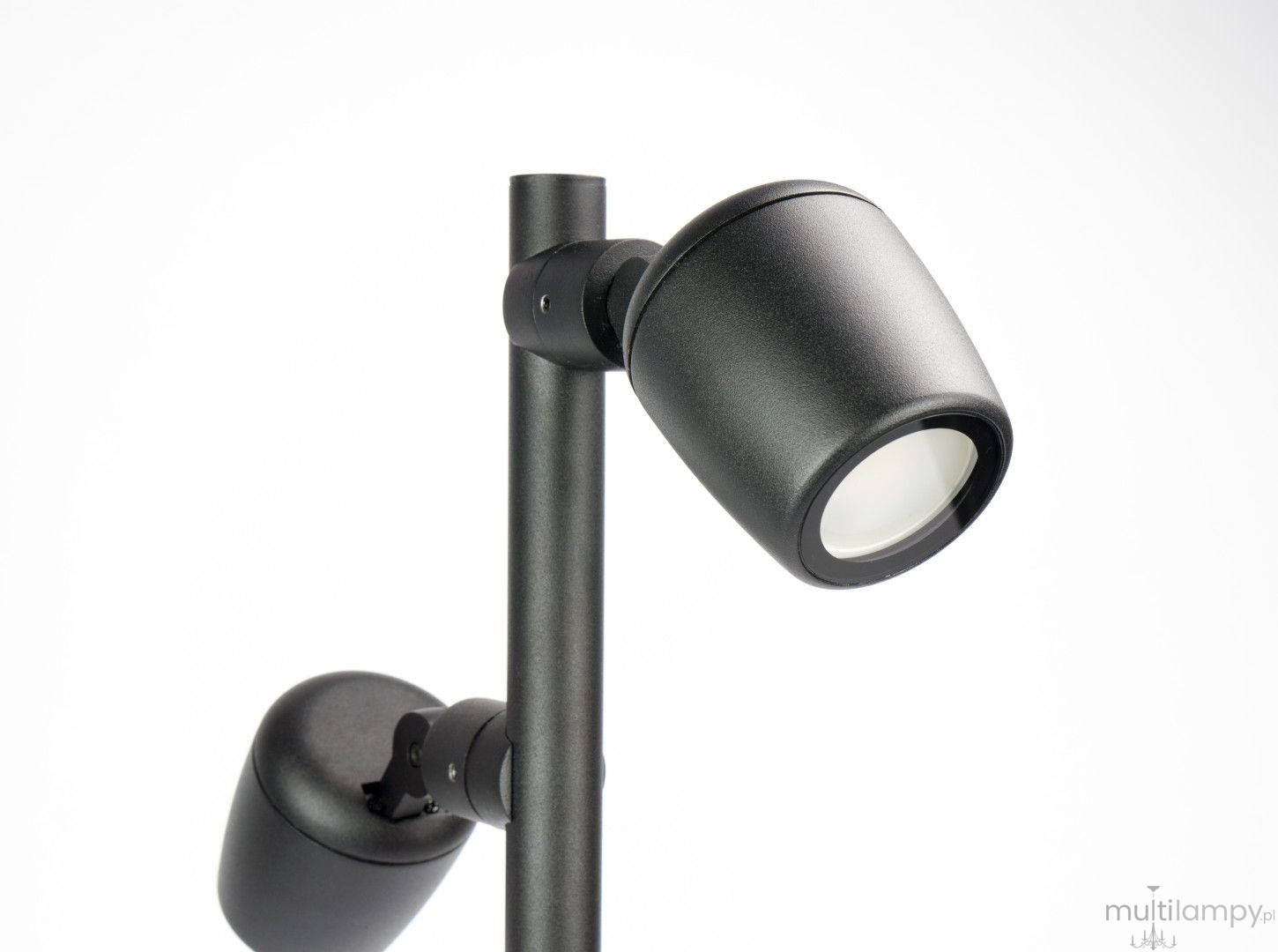 Dublo H70 lampa stojąca ogrodowa 2xGU10 czarna DBL-700