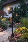 Dublo H100 lampa stojąca ogrodowa 2xGU10 czarna DBL-1000