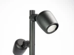 Dublo H100 lampa stojąca ogrodowa 2xGU10 czarna DBL-1000
