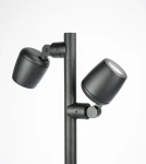 Dublo H100 lampa stojąca ogrodowa 2xGU10 czarna DBL-1000