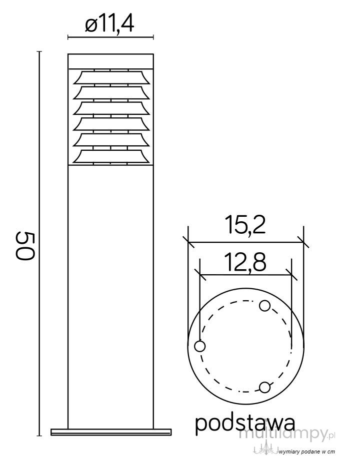 Joy lampa stojąca ogrodowa E27 czarna 91065L-500 BL