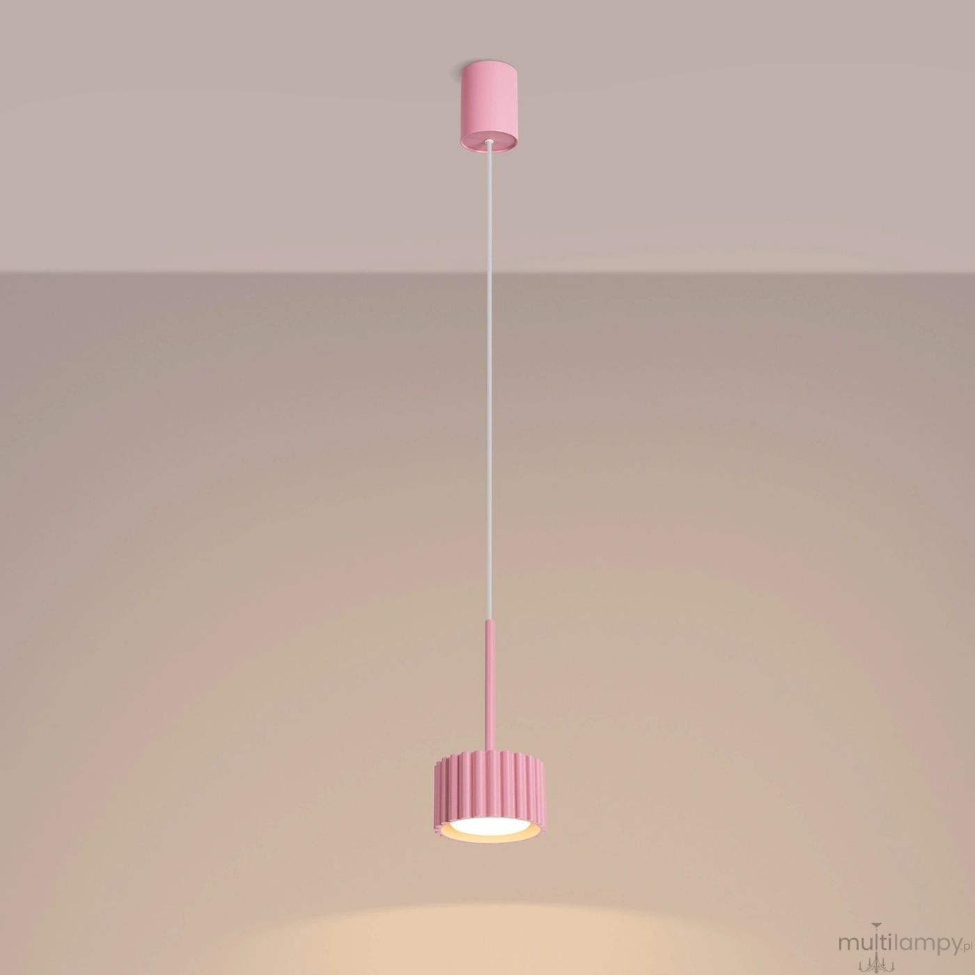 Aura 1 lampa wisząca GX53 różowa SL.2686