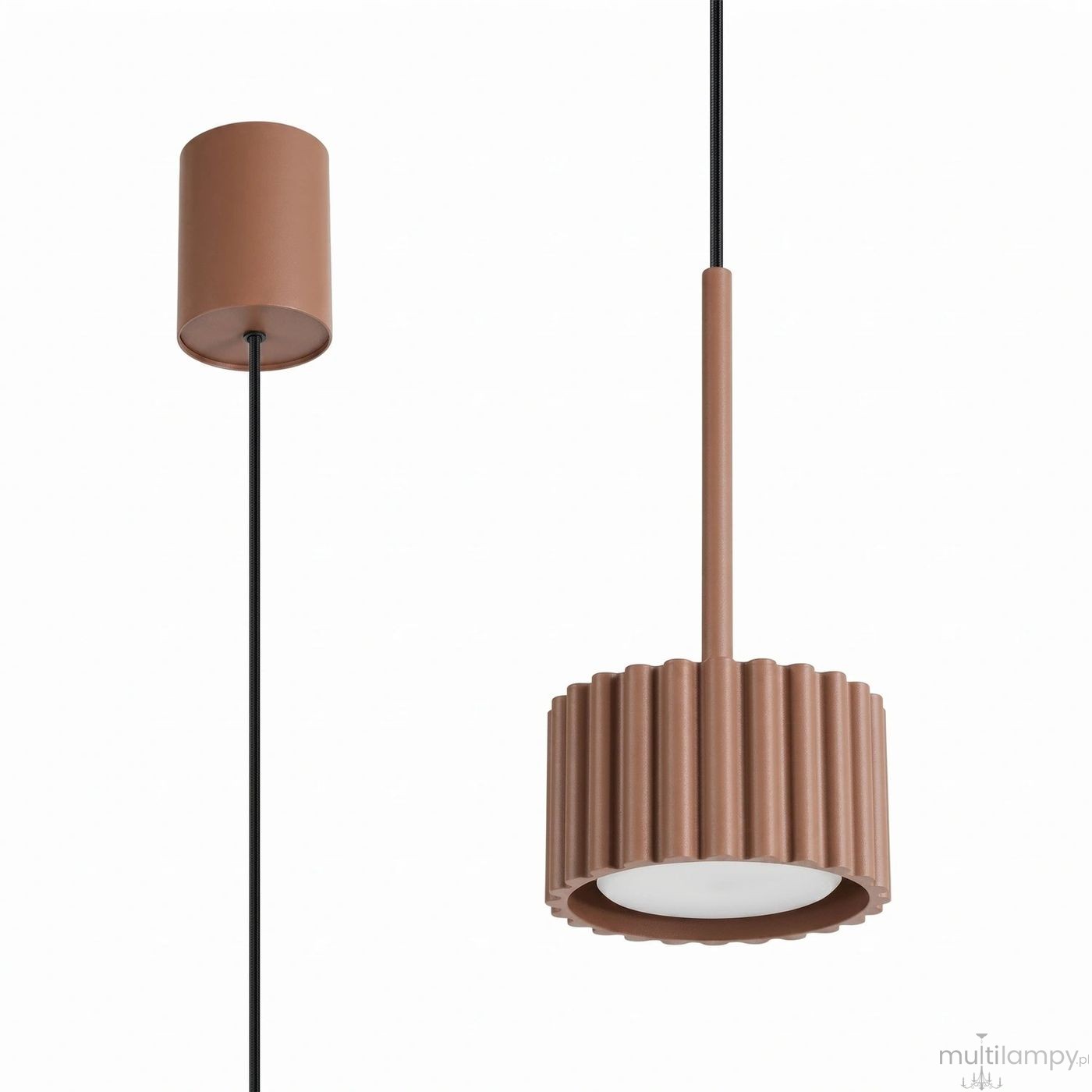 Aura 1 lampa wisząca GX53 mocca SL.2681