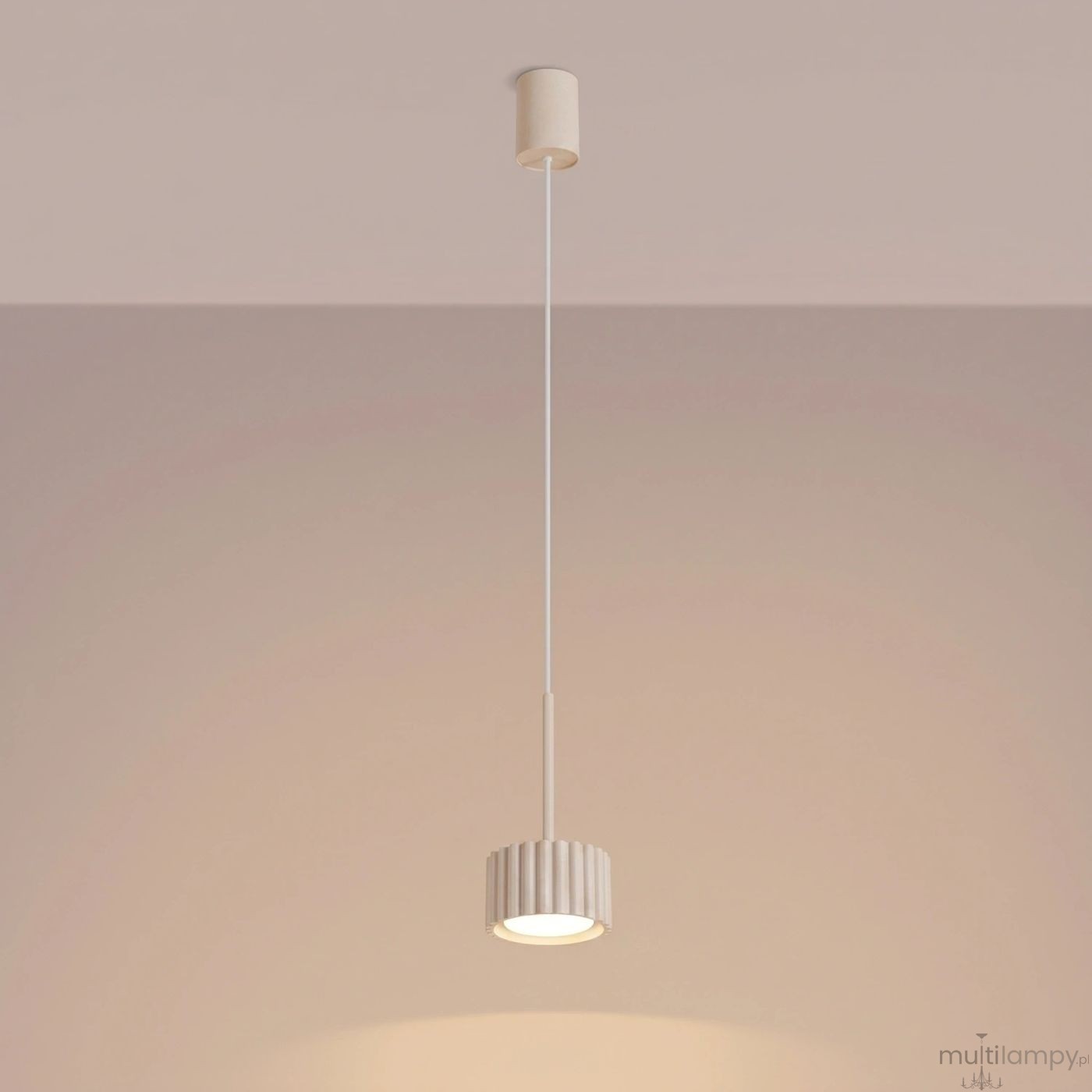 Aura 1 lampa wisząca GX53 beżowa SL.2678