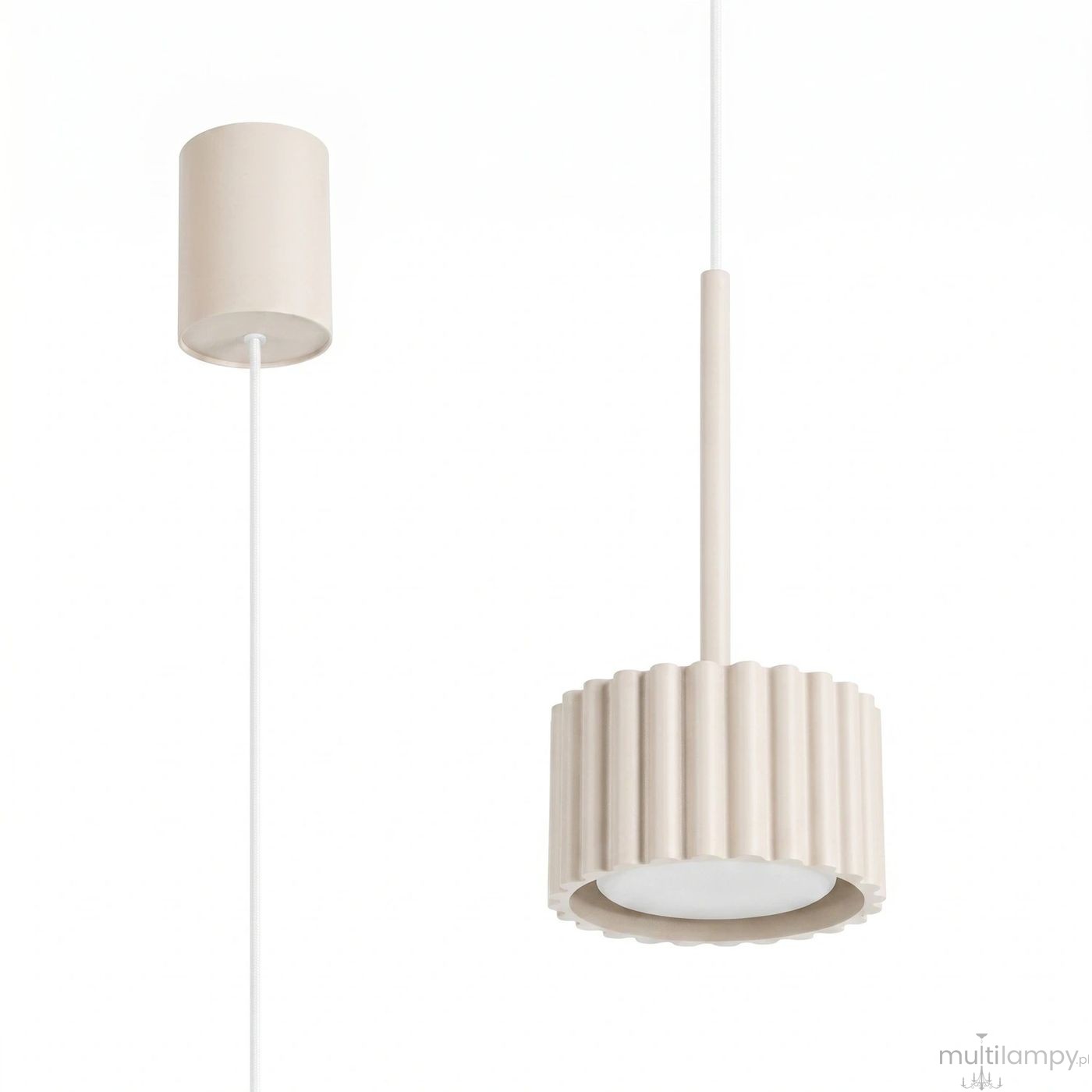 Aura 1 lampa wisząca GX53 beżowa SL.2678